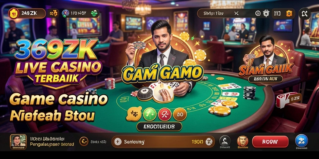 Tampilan gameplay Live Casino yang seru di 369ZK.
