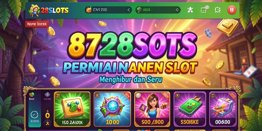 Tampilan gameplay menarik dari 8728SLOTS yang seru dan menghibur.