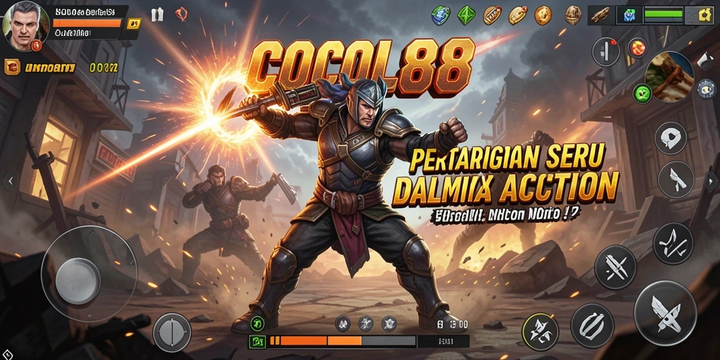 Tampilan gameplay seru dan dinamis di COCOL88.