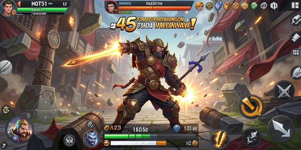 Tampilan gameplay seru dan mendebarkan dalam HOT51.