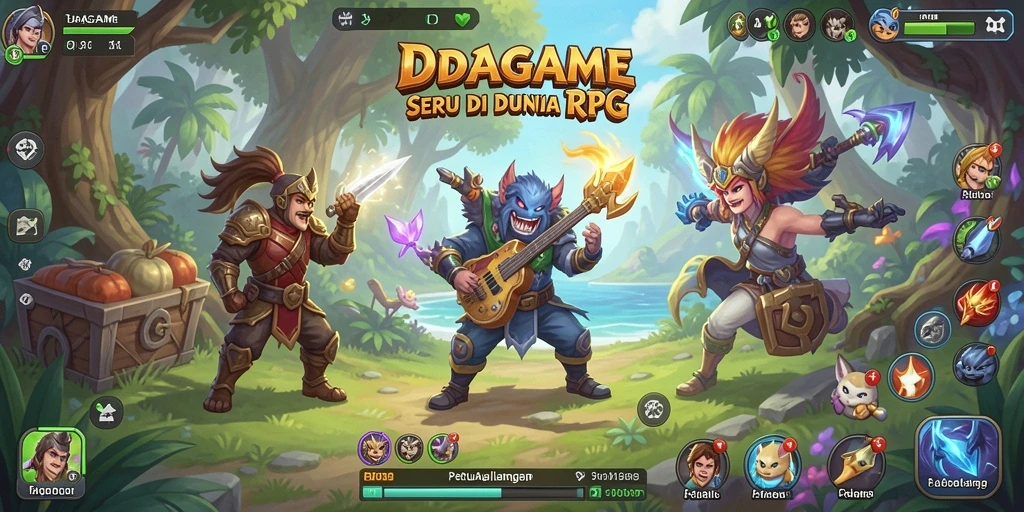 Gameplay seru IDAGAME dengan aksi RPG yang menantang.