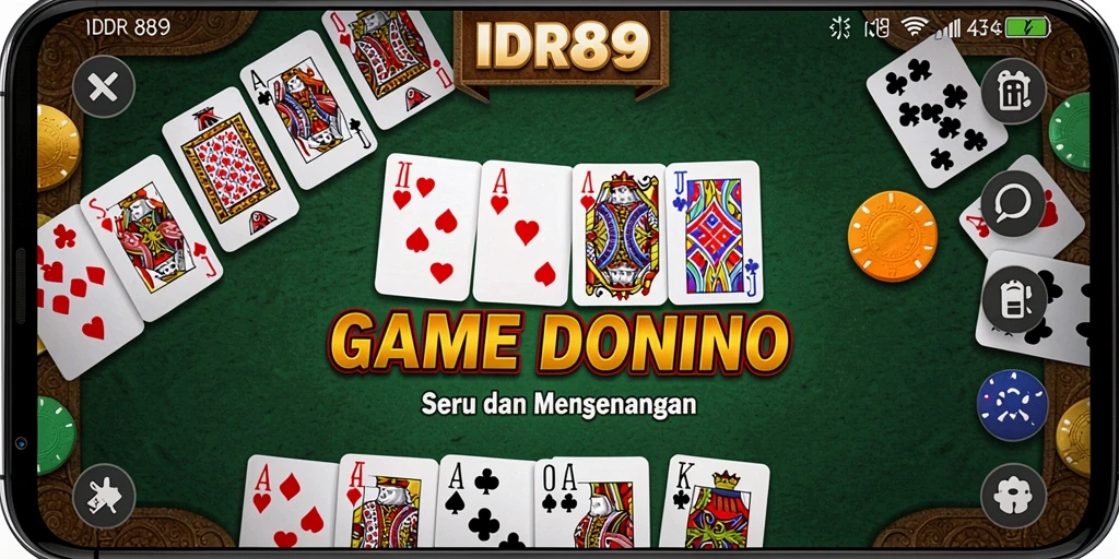Tampilan gameplay menarik dari IDR89 yang penuh strategi Domino.