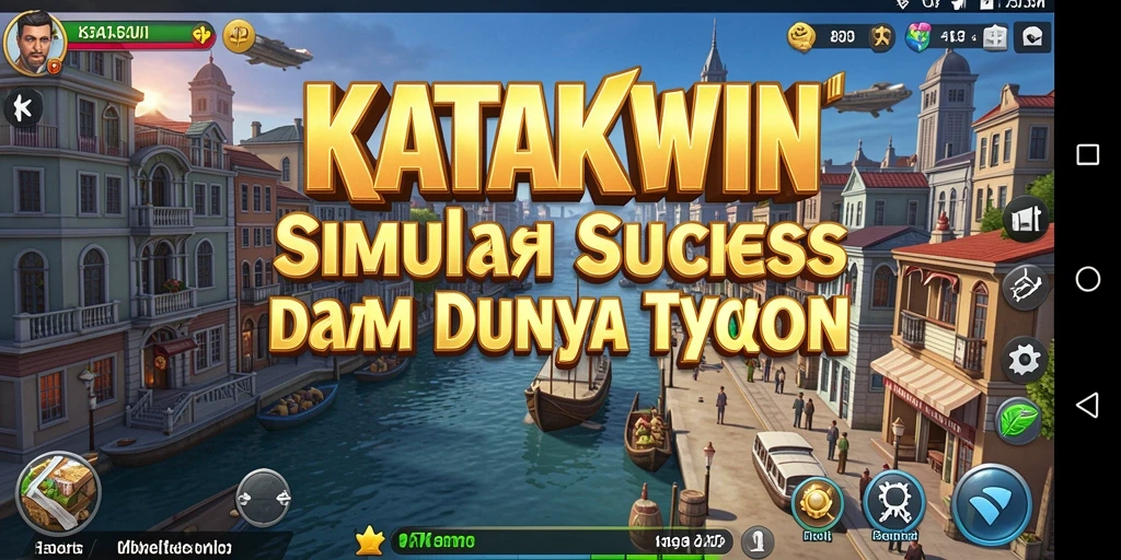 Tampilan gameplay KATAKWIN yang menarik dan penuh tantangan Tycoon.