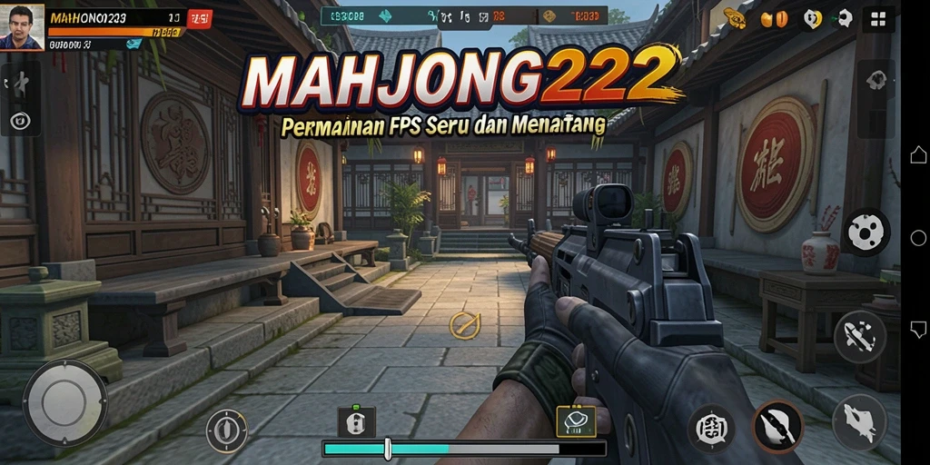 Tampilan menarik dari gameplay MAHJONG222 dengan pertempuran yang seru.