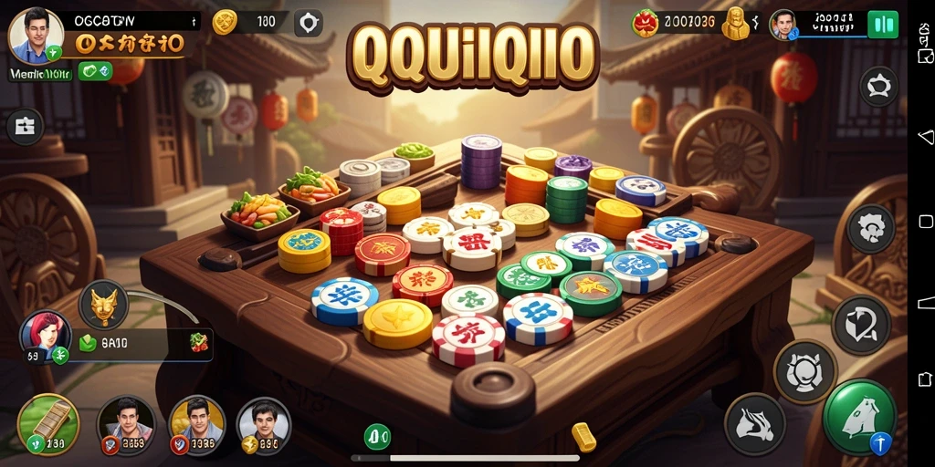 Gameplay seru OCATOTO dalam pertandingan QiuQiu.