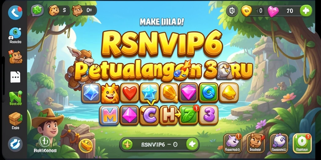 Tampilan gameplay yang seru dari RSNVIP6 dalam kategori Match-3.