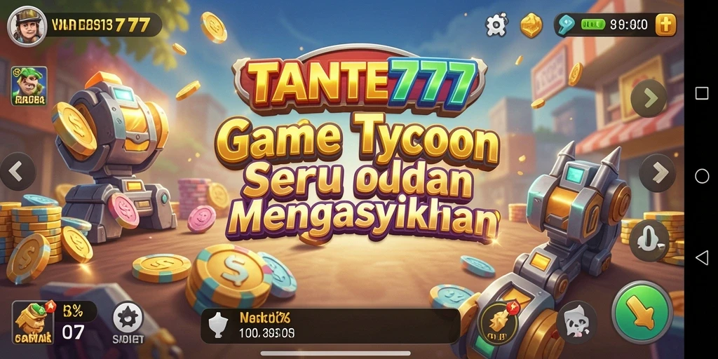 Tampilan menarik dari gameplay <strong>TANTE777</strong> yang penuh strategi Tycoon.